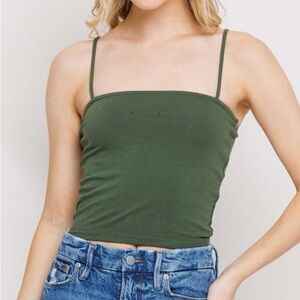 BETTER BE Green EVERYDAY CAMI TANK TOP NWOT